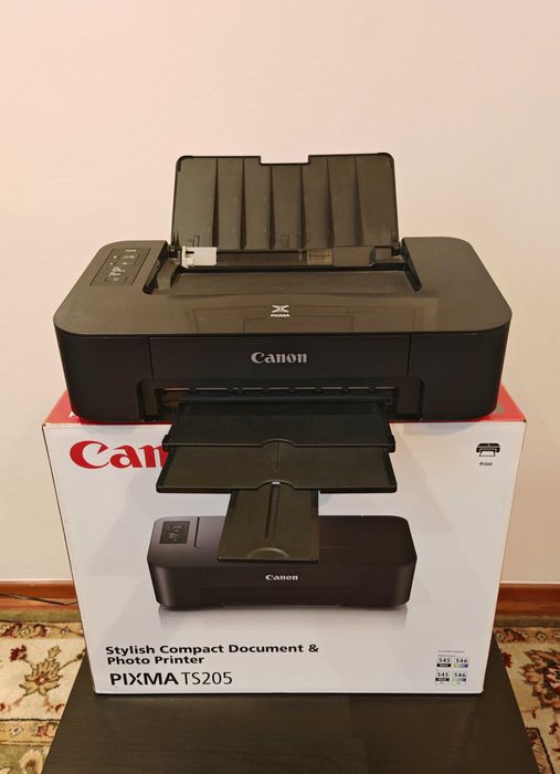 Drukarka Canon PIXMA TS205 - uszkodzona (B203) - pełny tusz PG 545+546