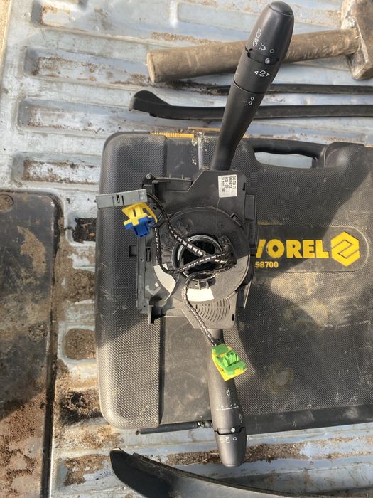 Manetki przełącznik zespolony zwijak taśma Peugeot 807 307 oryg kpl