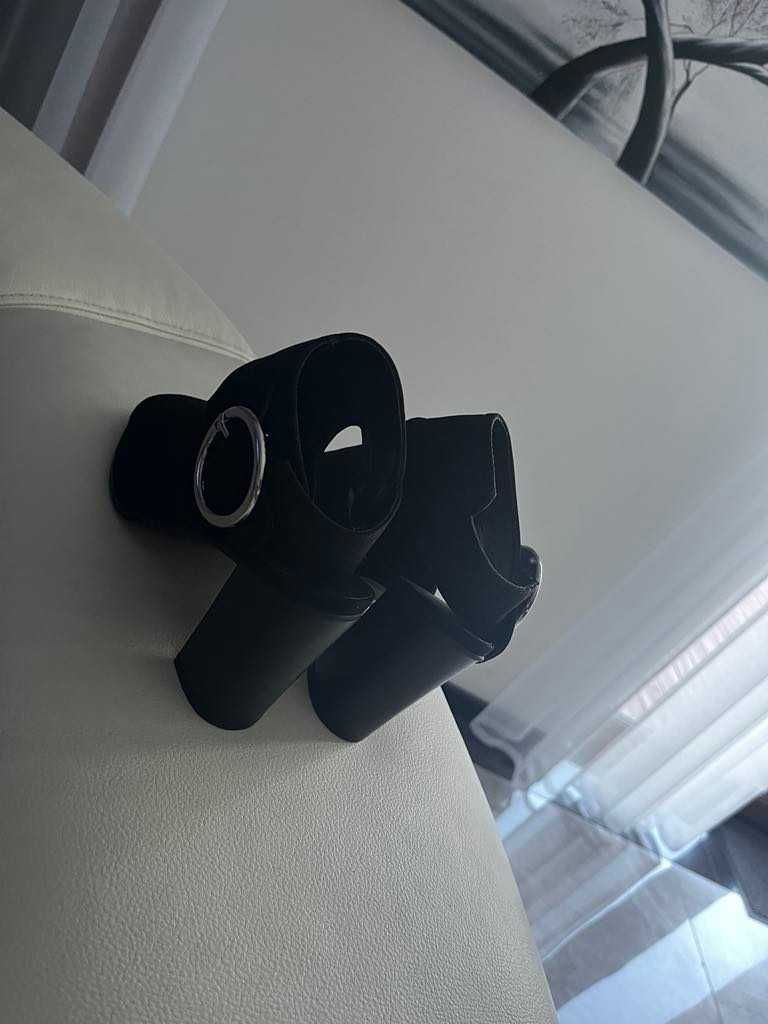 sandały na słupku eleganckie buty - czarne lato