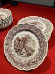 Pratos de coleção em Porcelana Louça *Swiss Landscape* Serviço 22pc