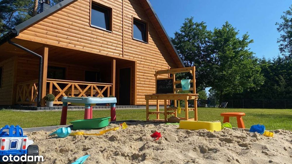 Komfortowy dom drewniany 140 m², Okuninka – 50 m od plaży