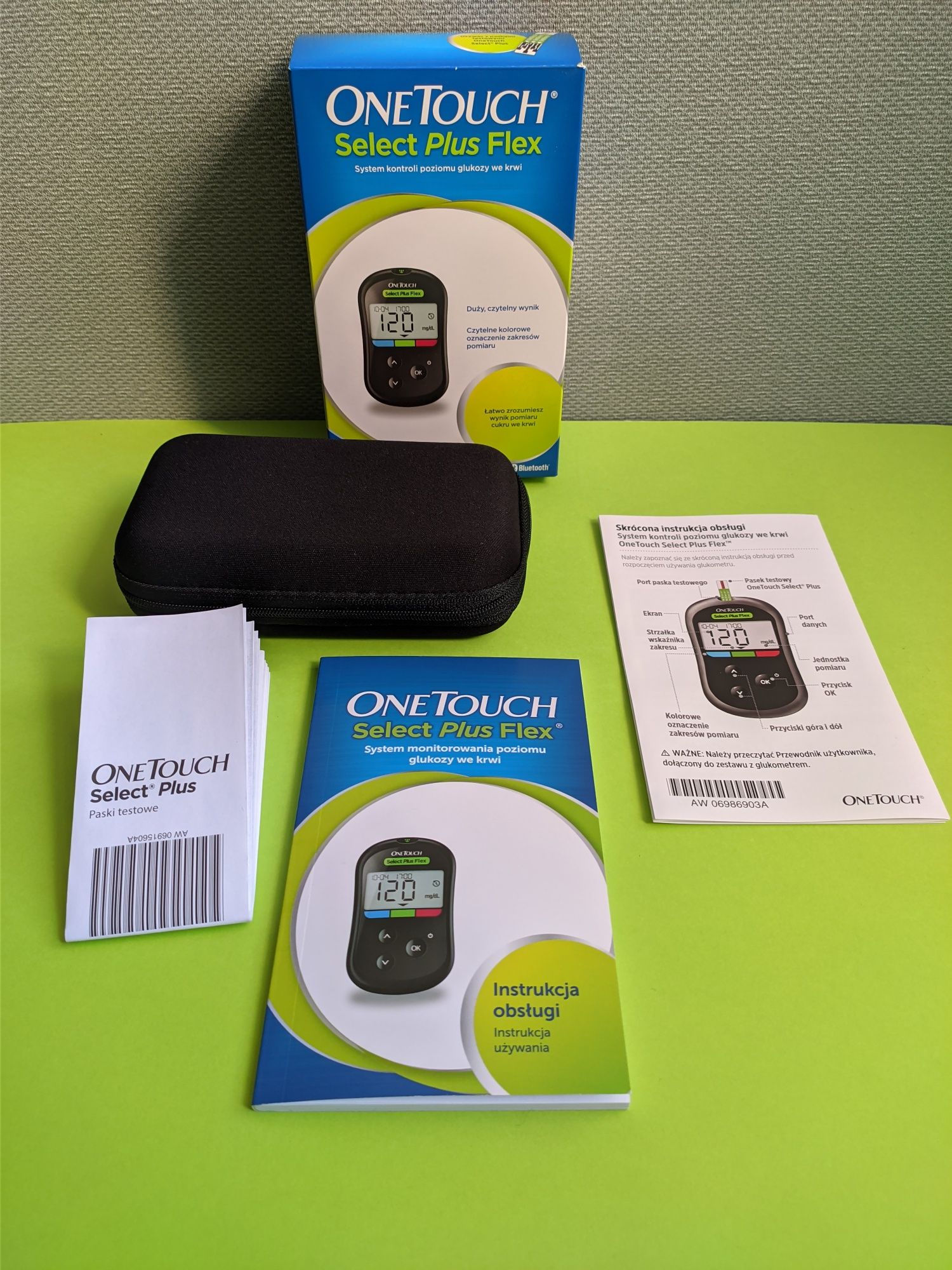 Glukometr ONE TOUCH SELECT PLUS FLEX paski i lancety