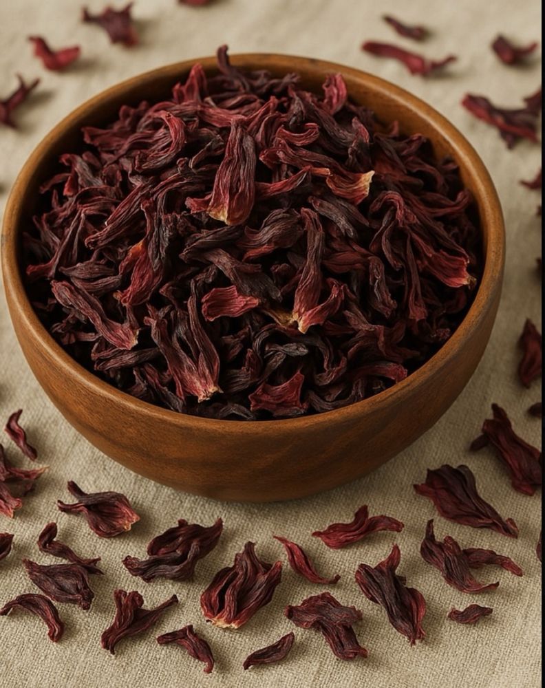 Chá de Hibisco Natural 100g – Emagrece e Desincha