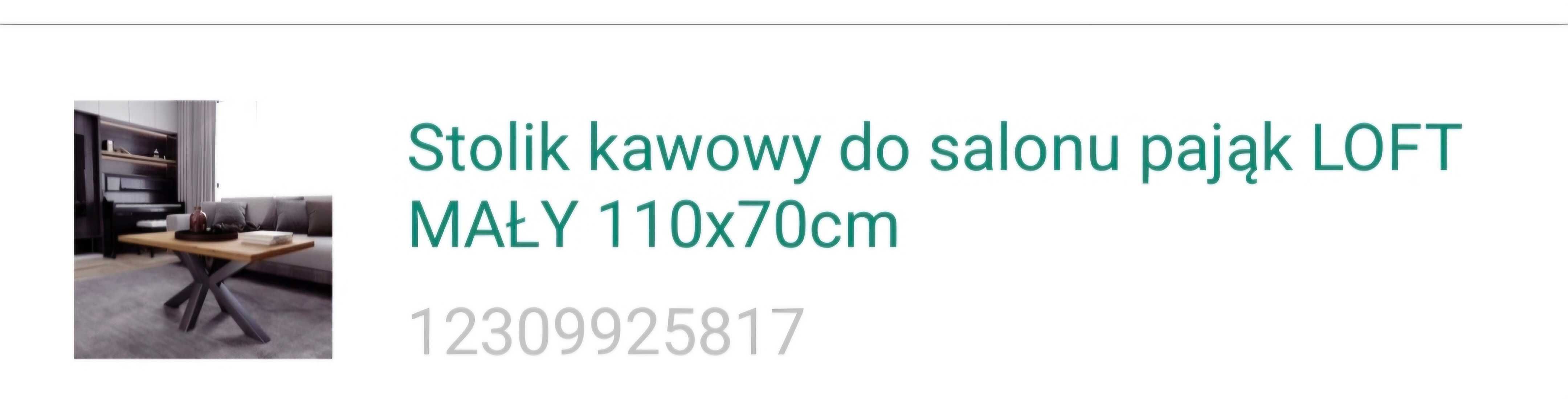 Stolik kawowy 110x70