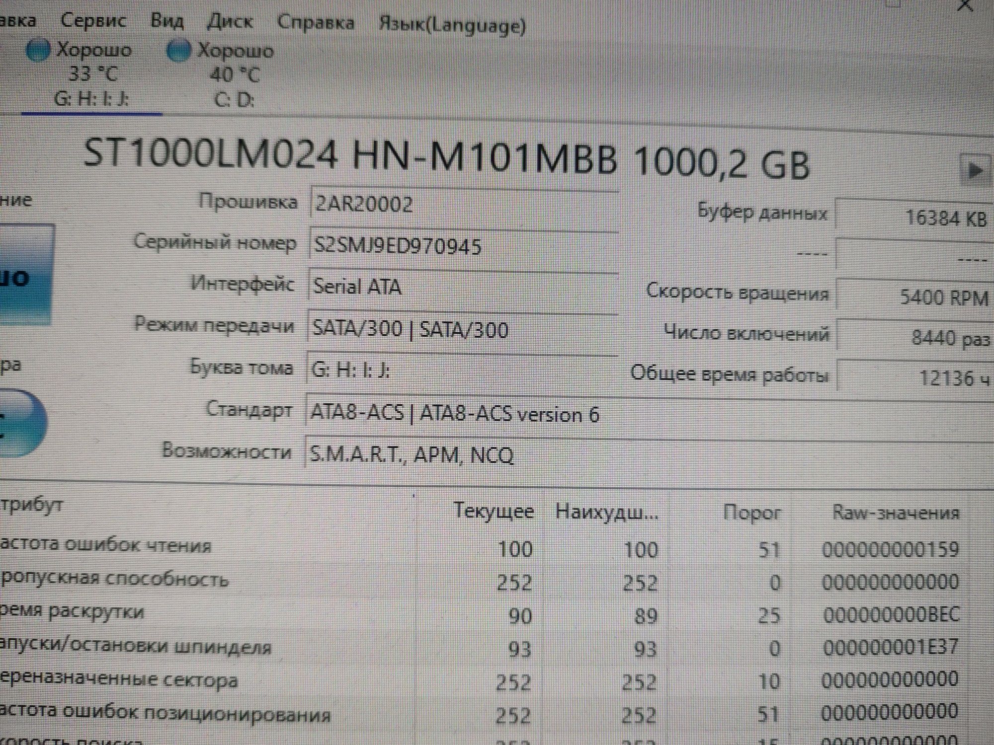 HDD Samsung 1 Тб, гарний стан, гарантія