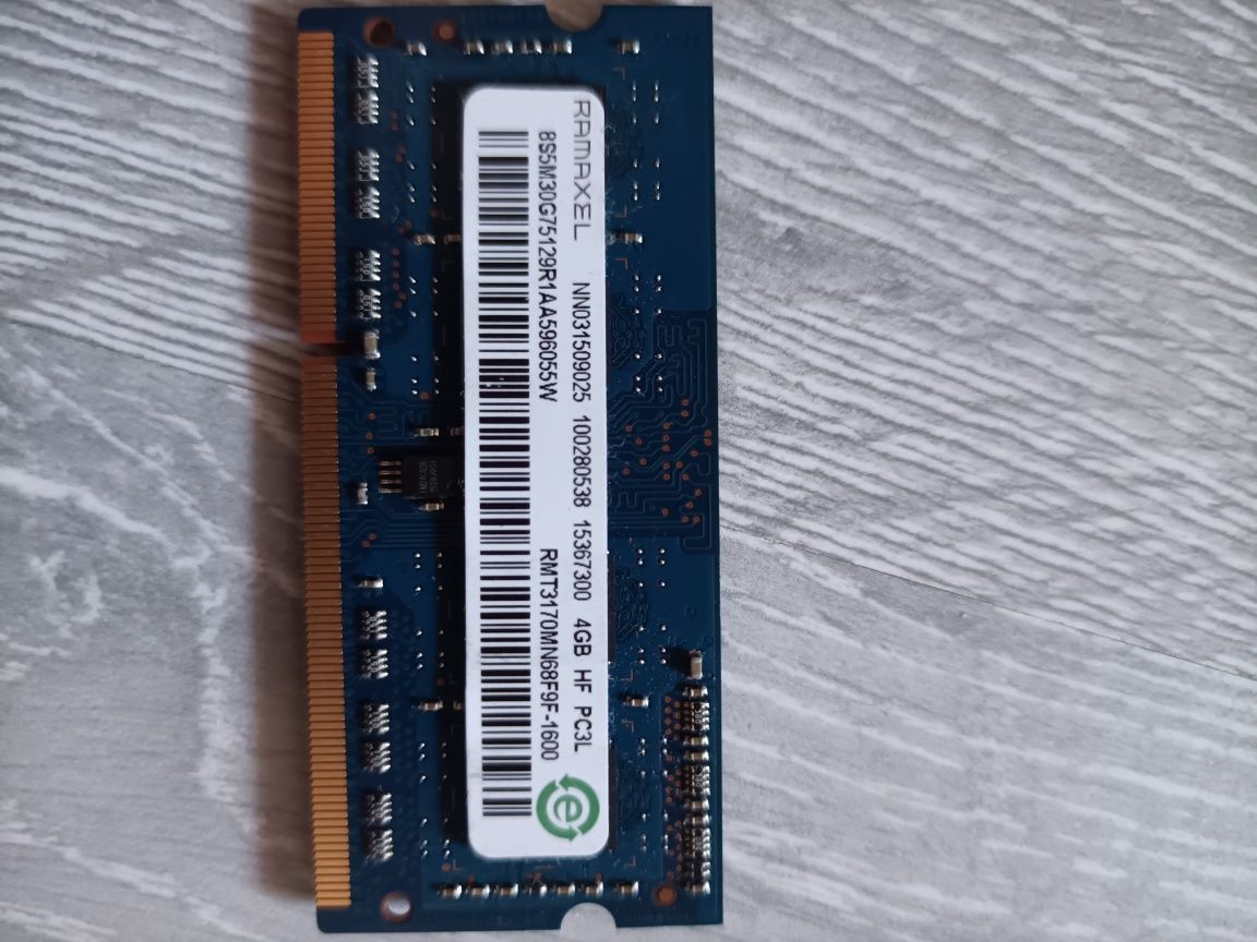 pamięć RAM DDR3 SODIM 8gb+4gb