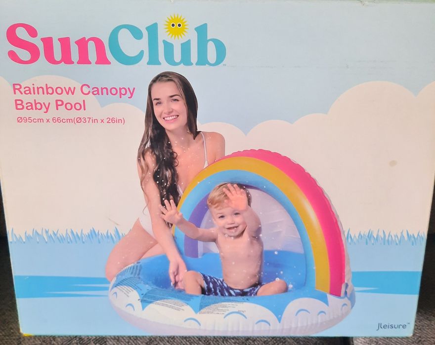 Nowy mały basen tęcza