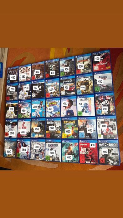 Диски на ps4,ps5