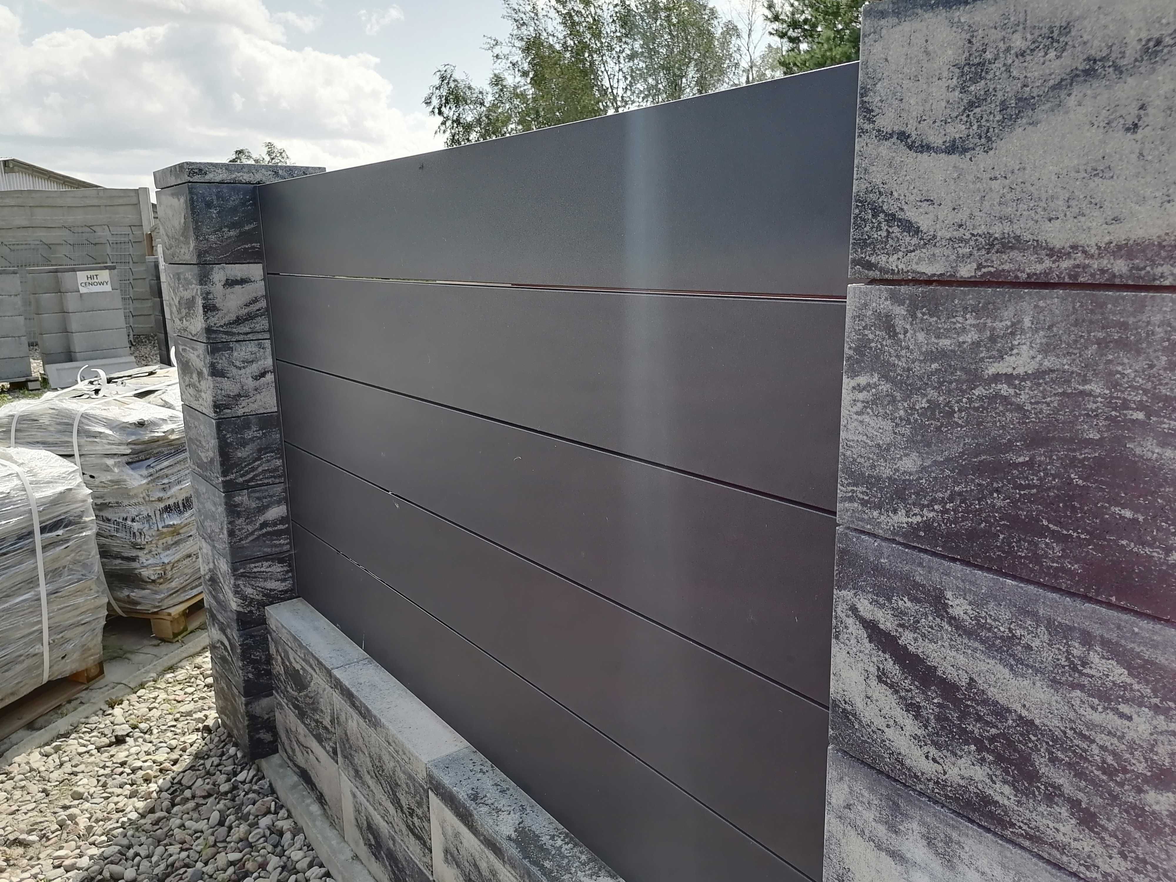 Ogrodzenie 3D brama dwuskrzydłowa przesuwna furtka przęsło Palisada