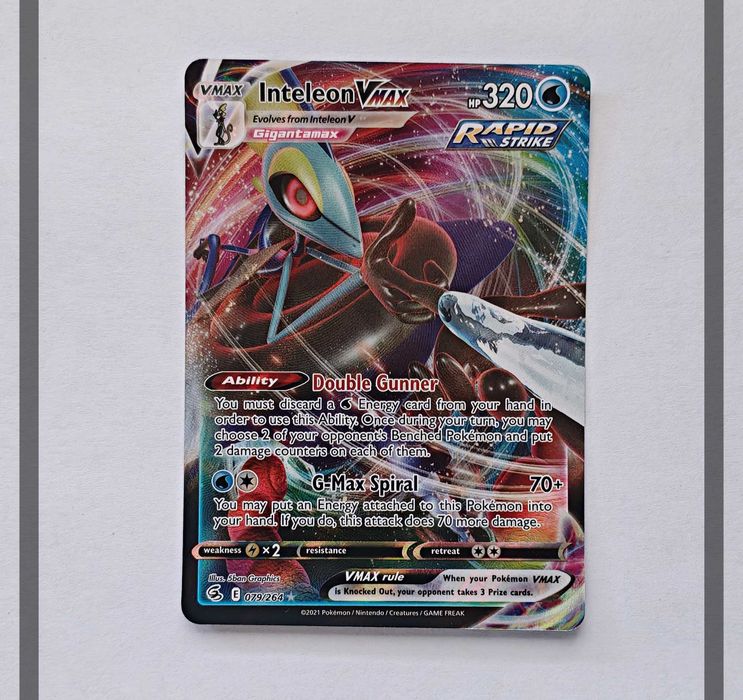 Inteleon Vmax 079/264 FST Pokemon ENG-NM