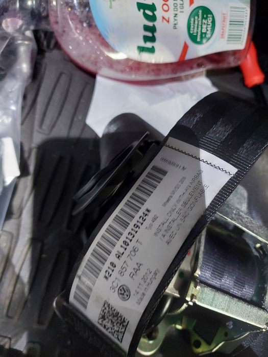Pasy bezpieczeństwa vw cc polift