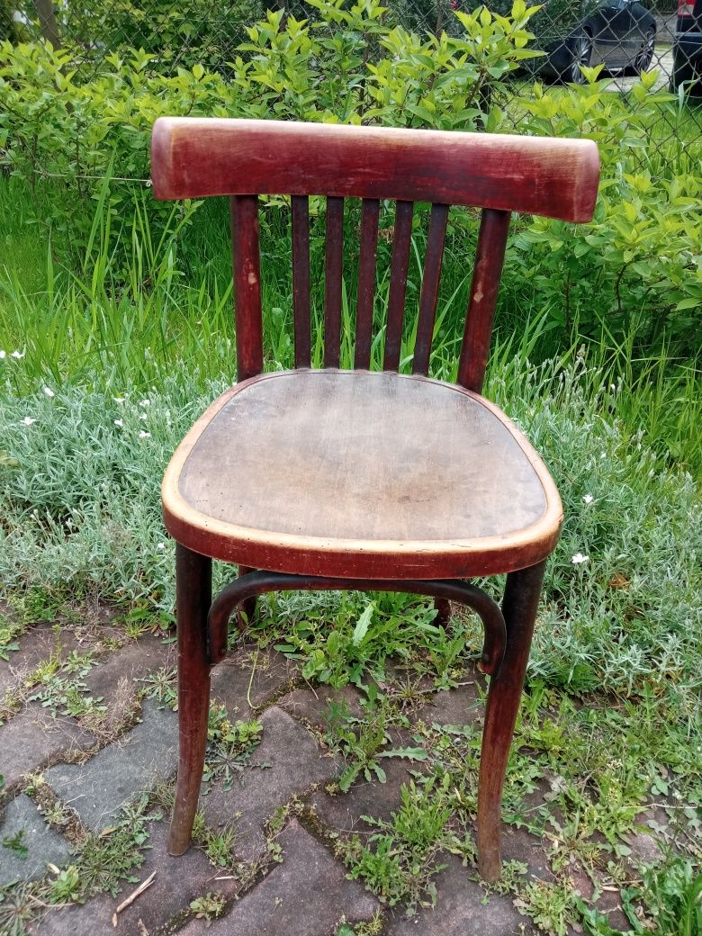 Krzesło gięte drewniane vintage
