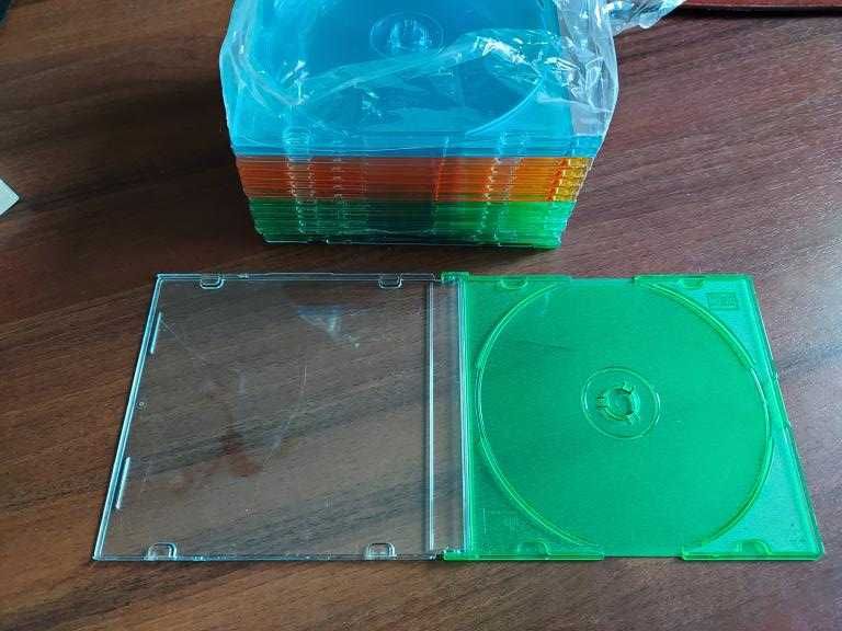 Коробки для CD/ DVD дисков Slim box.