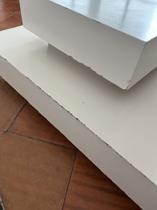 Mesa de centro quadrada de 1mx1m