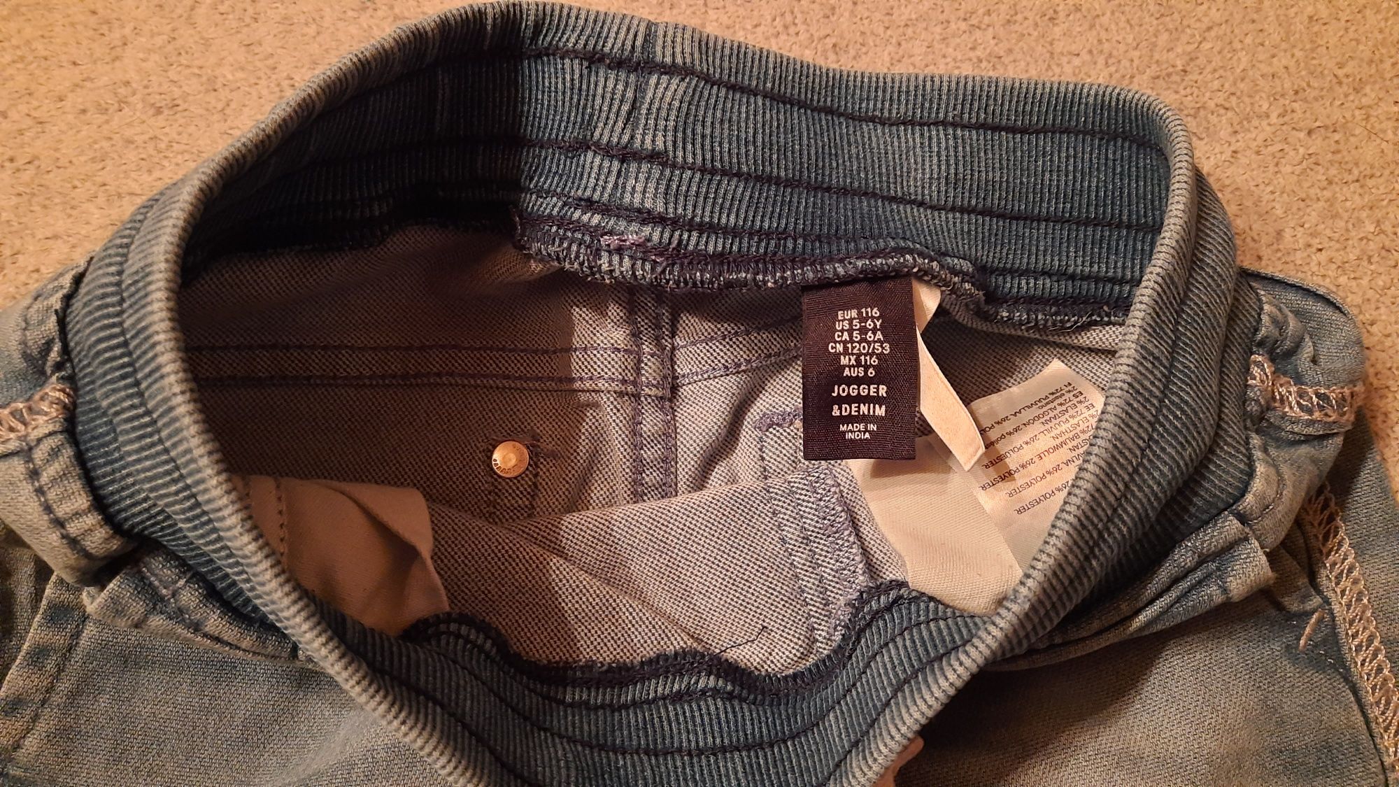 Spodnie jeansowe H&M 116