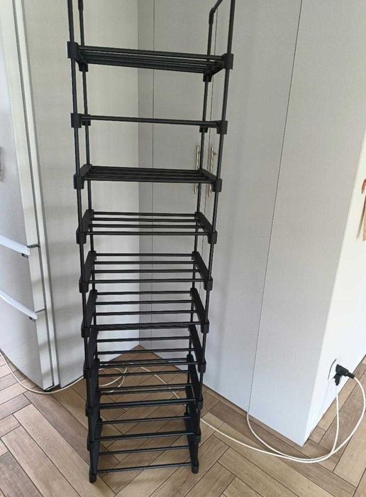 Szafka na Buty Czarna Modułowa 10 Półek