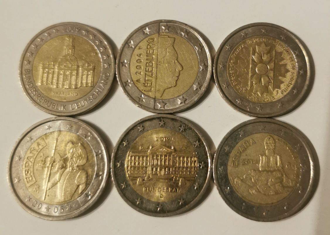 Moedas raras de  2€