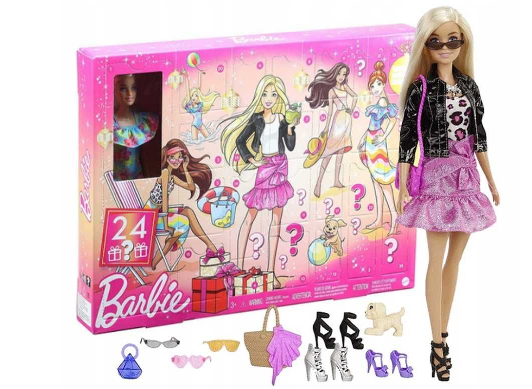 LALKA BARBIE kalendarz adwentowy hit dla dziewczynki święta