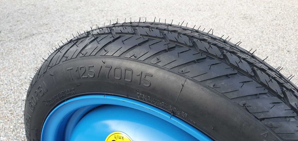 Koło Dojazdowe - CHEVROLET 4x114,3 , et-44 , ot-57 KUMHO R15/125/70