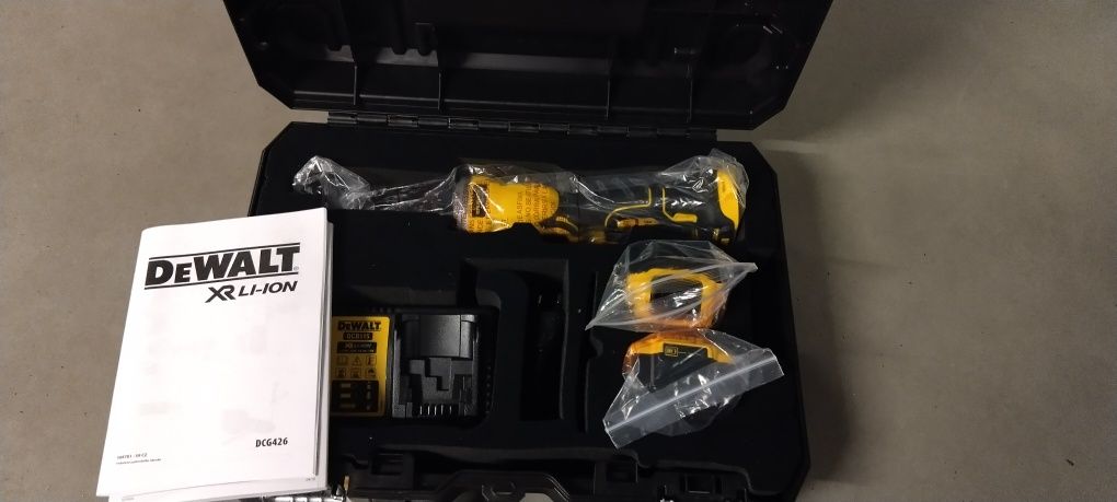 Szlifierka prosta DeWalt DCG426P2 nowa