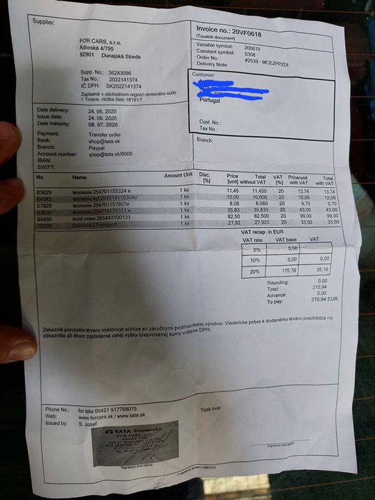 Cabeça de motor Tata telcoline e algum material novo tenho facturas