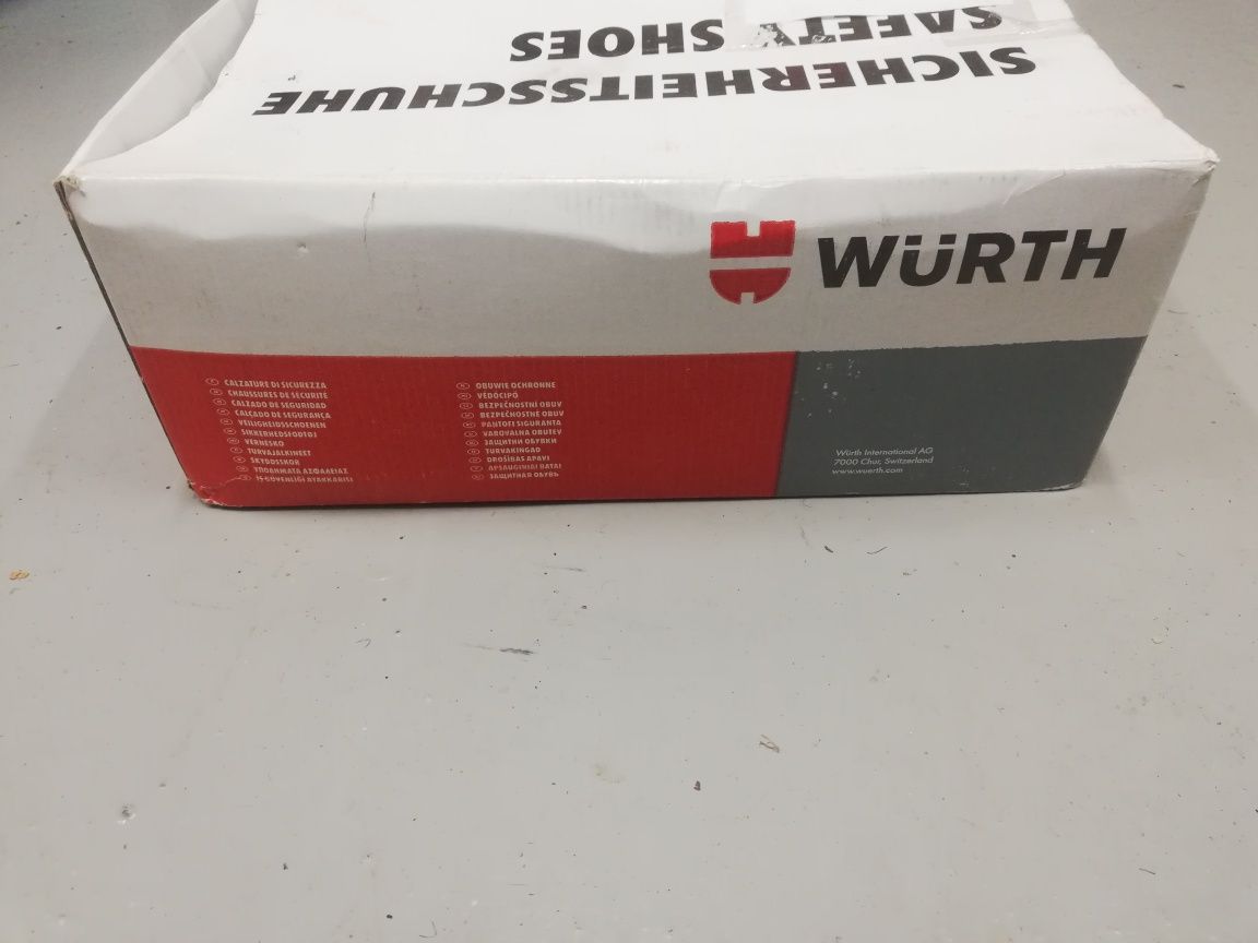 Botas Obra Wurth S3 n40 NOVAS