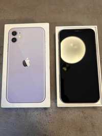 Iphone 11 64 gb fioletowy 90% baterii stan idealny