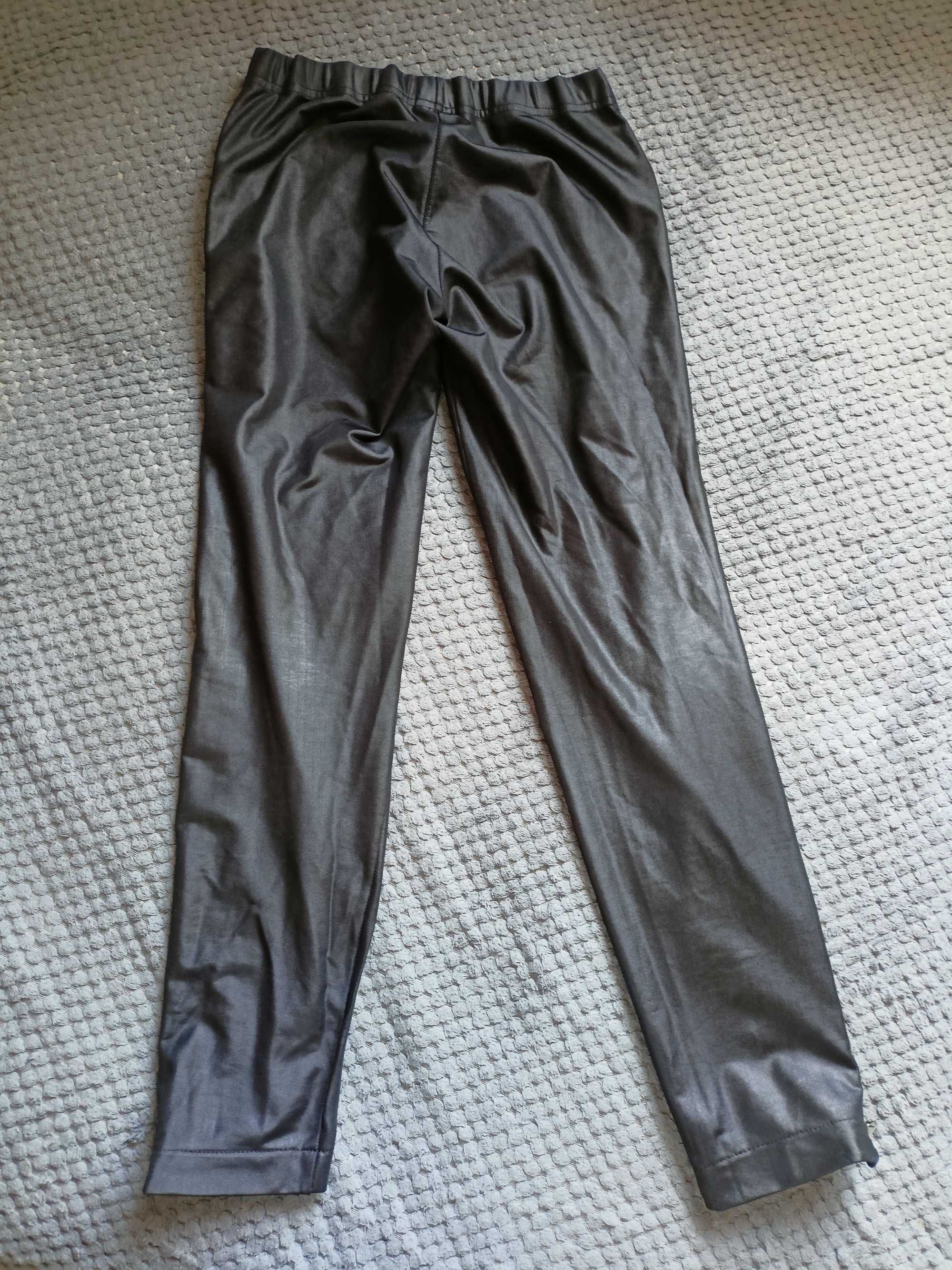 Legginsy damskie z zamkiem z boku