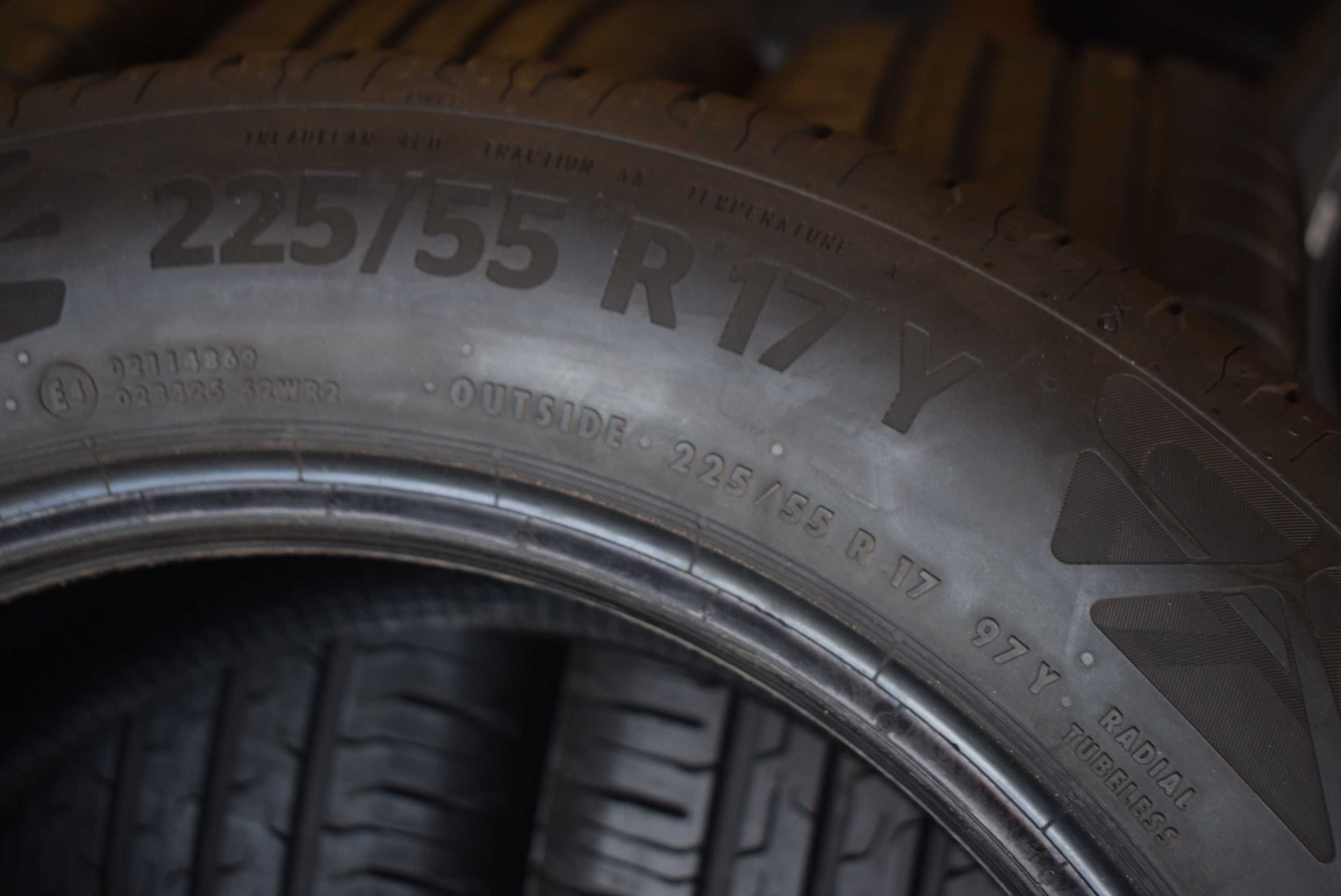 225/55R17 97V Continental Ecocontact 6 nowe 2021 komplet