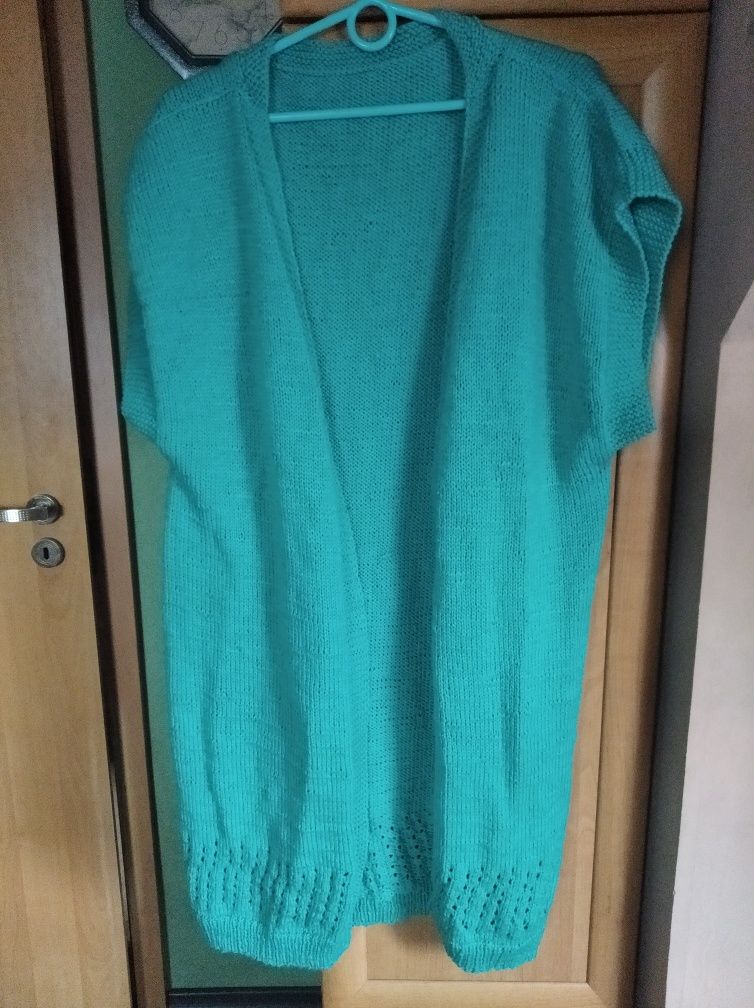 Sweterek przedłużany r 48 pachy 120