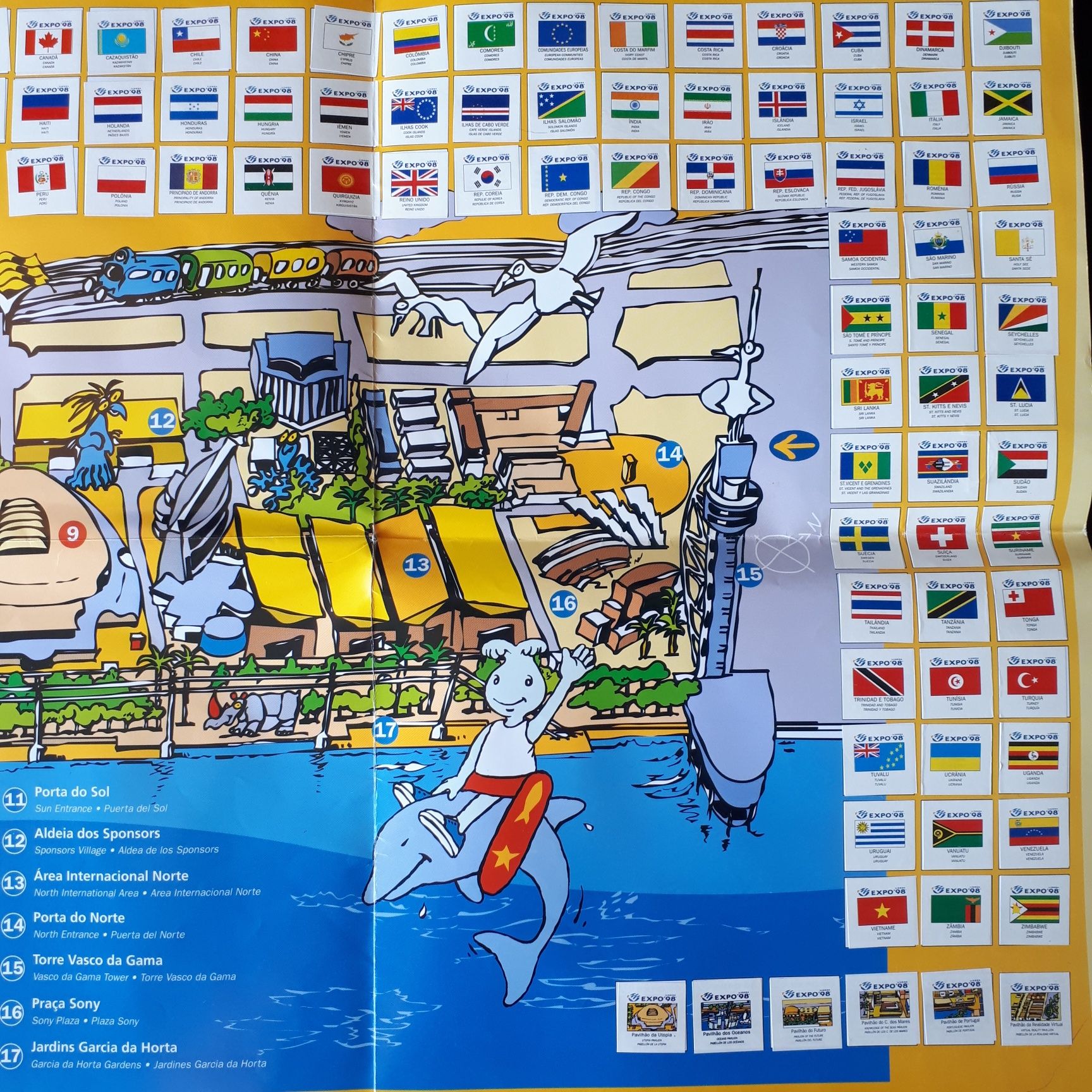 Mapa oficial Expo 98 | completo