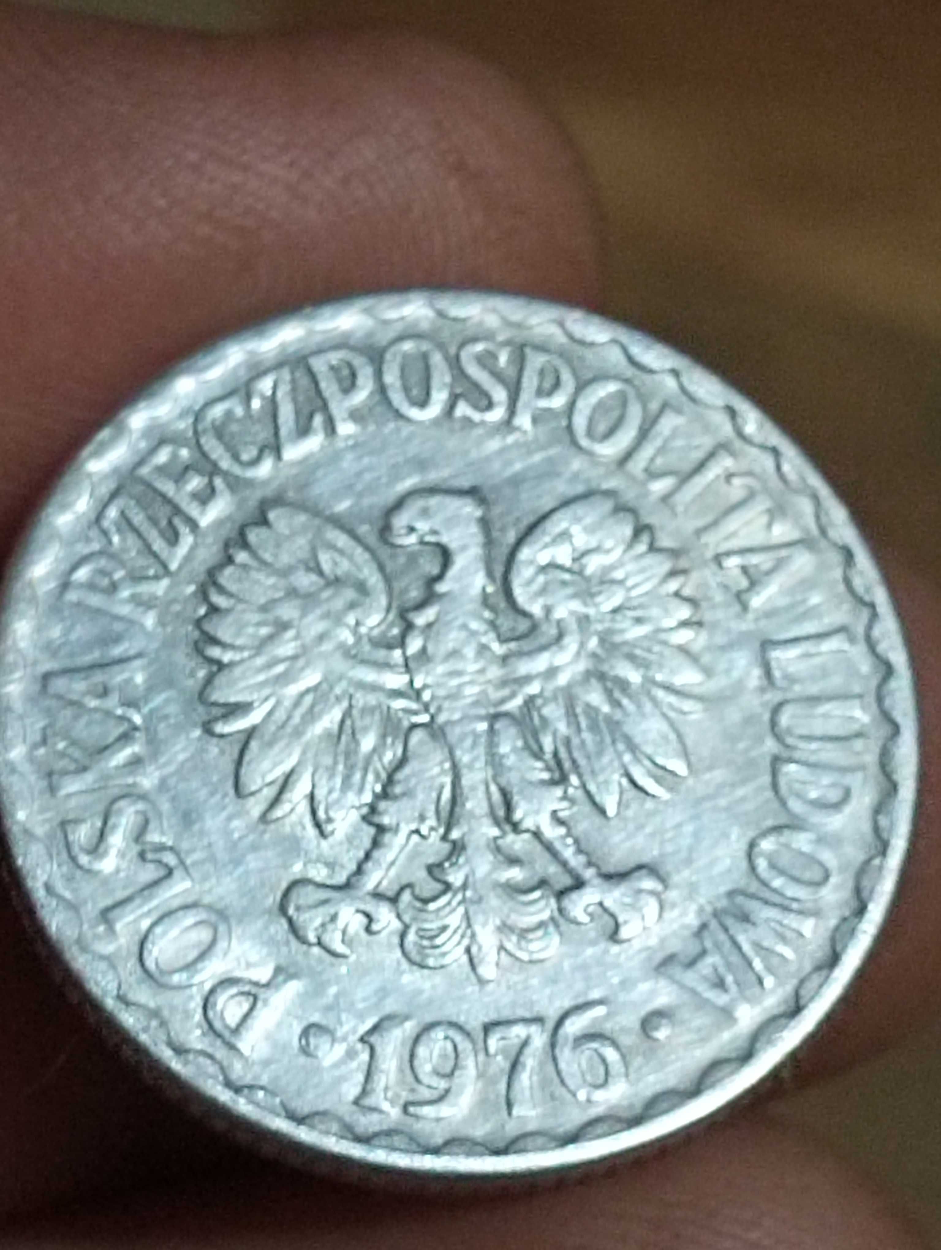 Sprzedam druga monetę 1 zloty 1976 r bzm