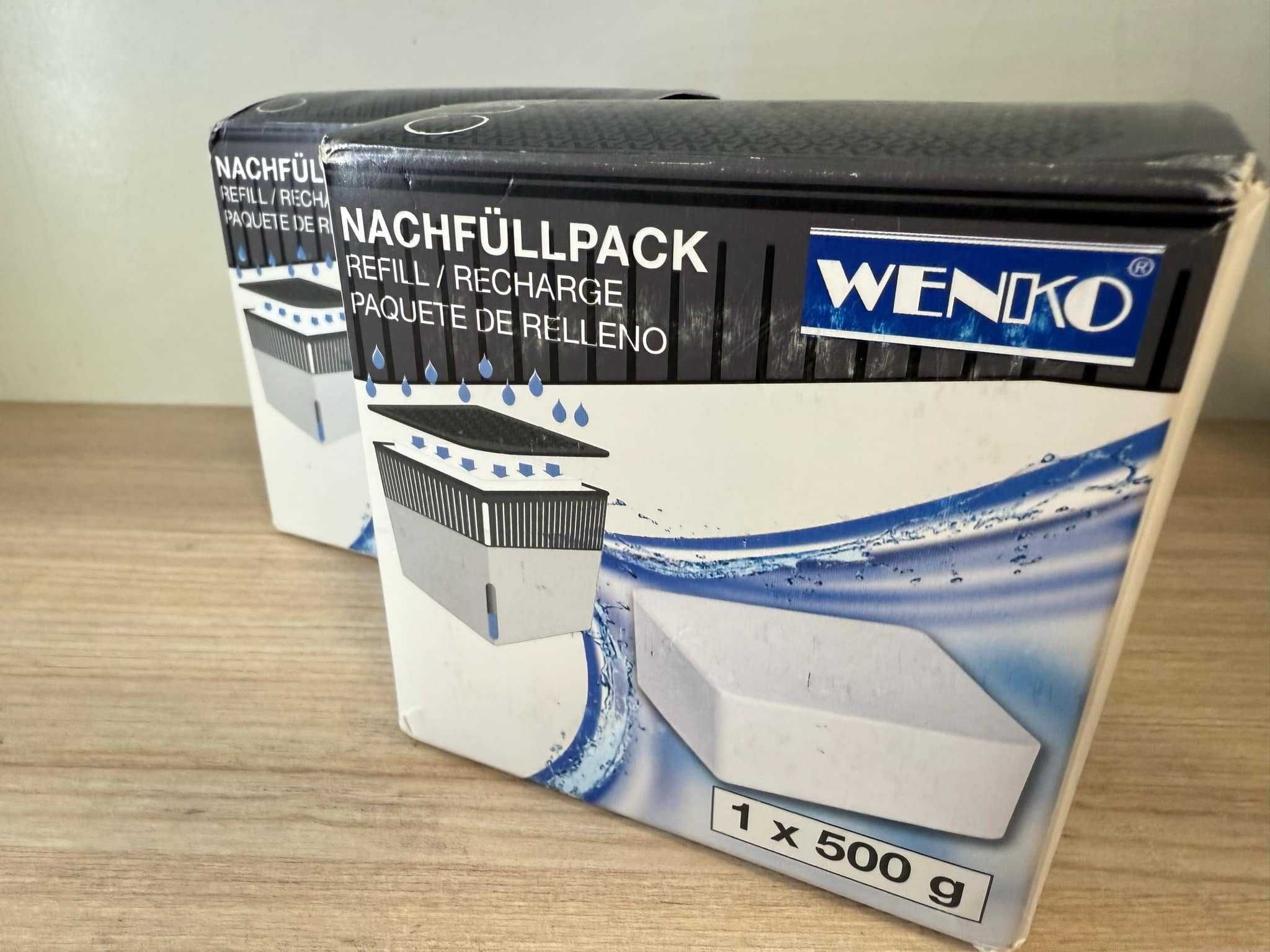Wenko wkłady do pochłaniacza wilgoci, kostka 2x500g