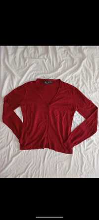 Sweterek milusi czerwony Zara M