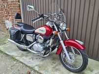 Honda Shadow 125 kat.B/A1 piękna, ubrana, mały przebieg, transport pod