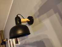 Lampy kinkiety lampa kinkiet czarna czarne industrialne rustykalne