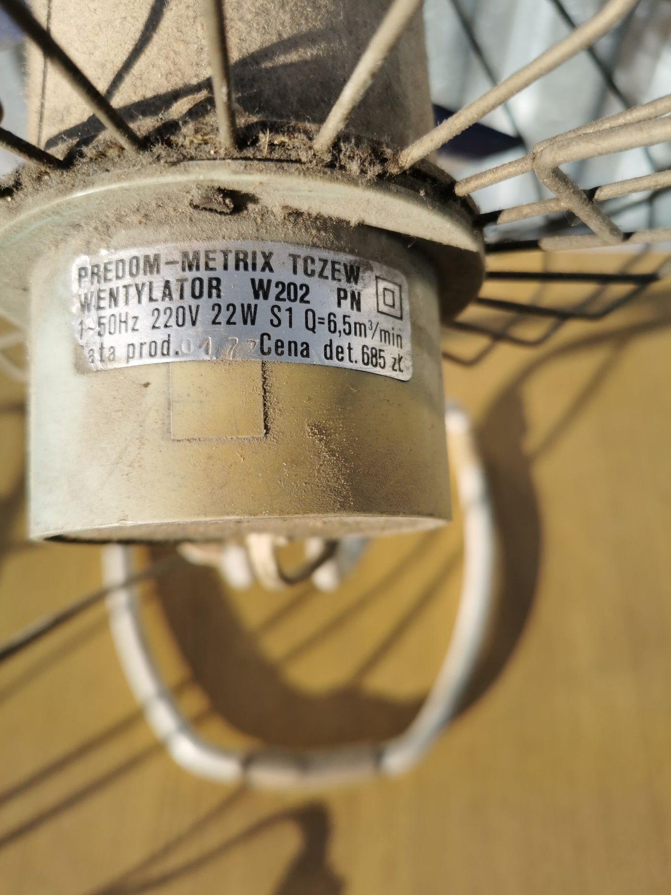 Stary wentylator predom metrix