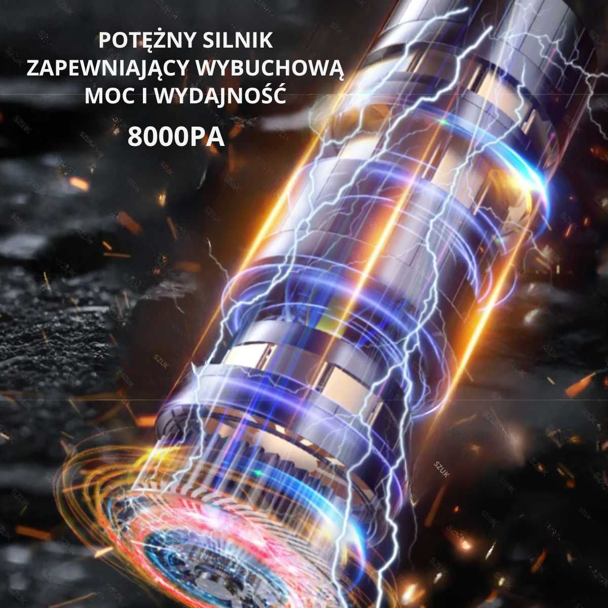 ODKURZACZ DO SAMOCHODU / Lekki / Solidny / Duża Moc / WYSYŁKA 24H