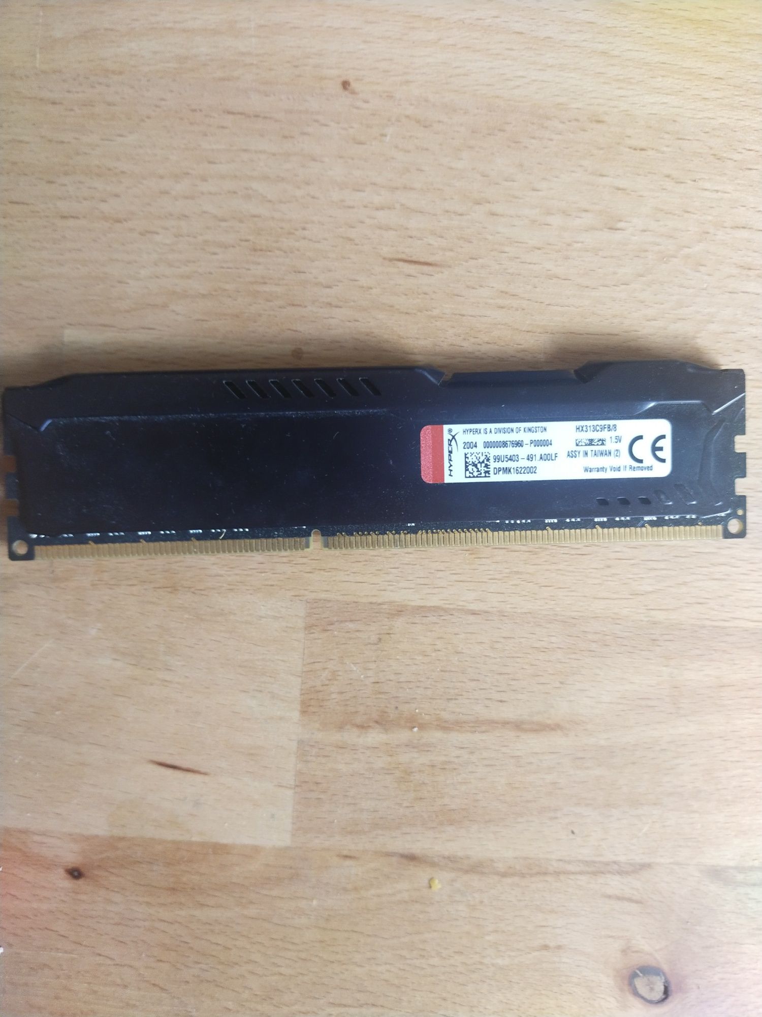 Ram hyperx DDR3 8gb