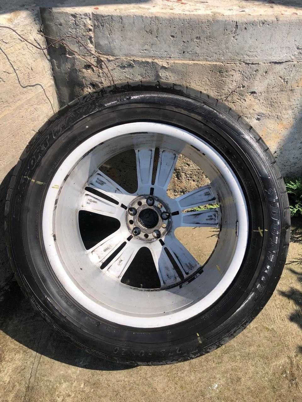Оригінальні БУ диски Mercedes R20” + Dunlop SP Sport Maxx 275/50 R20''