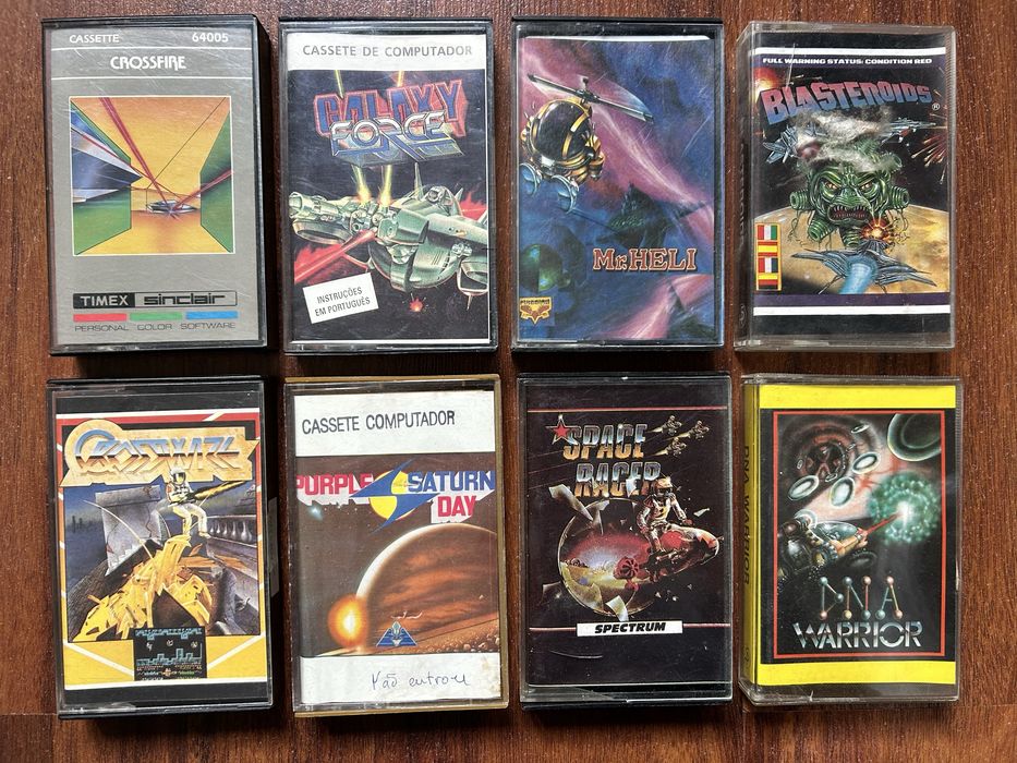 Lote de 114 jogos ZX Spectrum