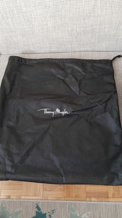 Teczka czarna biznesowa Thierry Mugler
