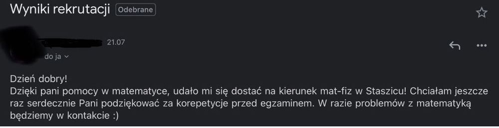 Skuteczne korepetycje z matematyki z nauczycielem online matura EGZ8