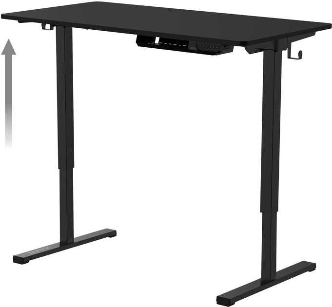 Стол с электро-регулировкой высоты RZTK eDesk USB Black 1200 х 600