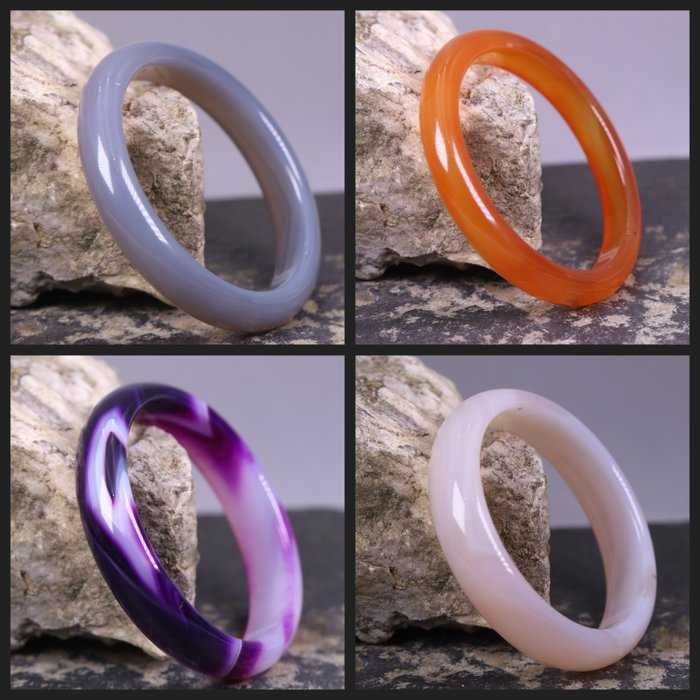 Bransoletka agat fi 61 mm