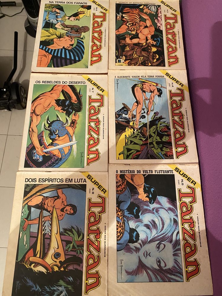 BD Tarzan 1974 - 6 revistas