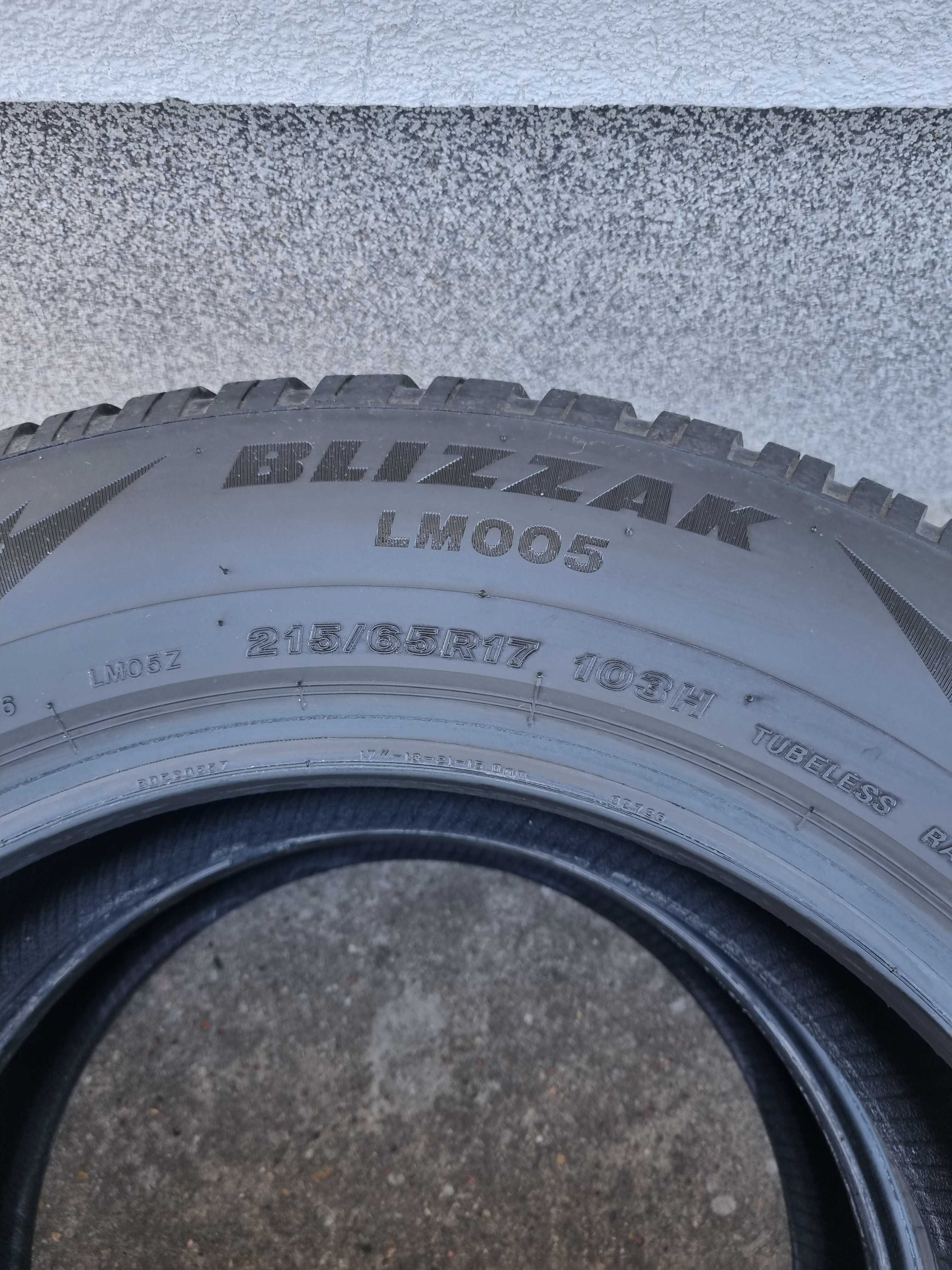 Opony zimowe BRIDGESTONE Blizzak LM005 215/65 R17 103H XL DOT2021 P390