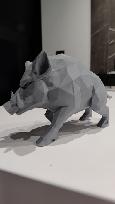 Dzik figurka  wydruk 3d Figura