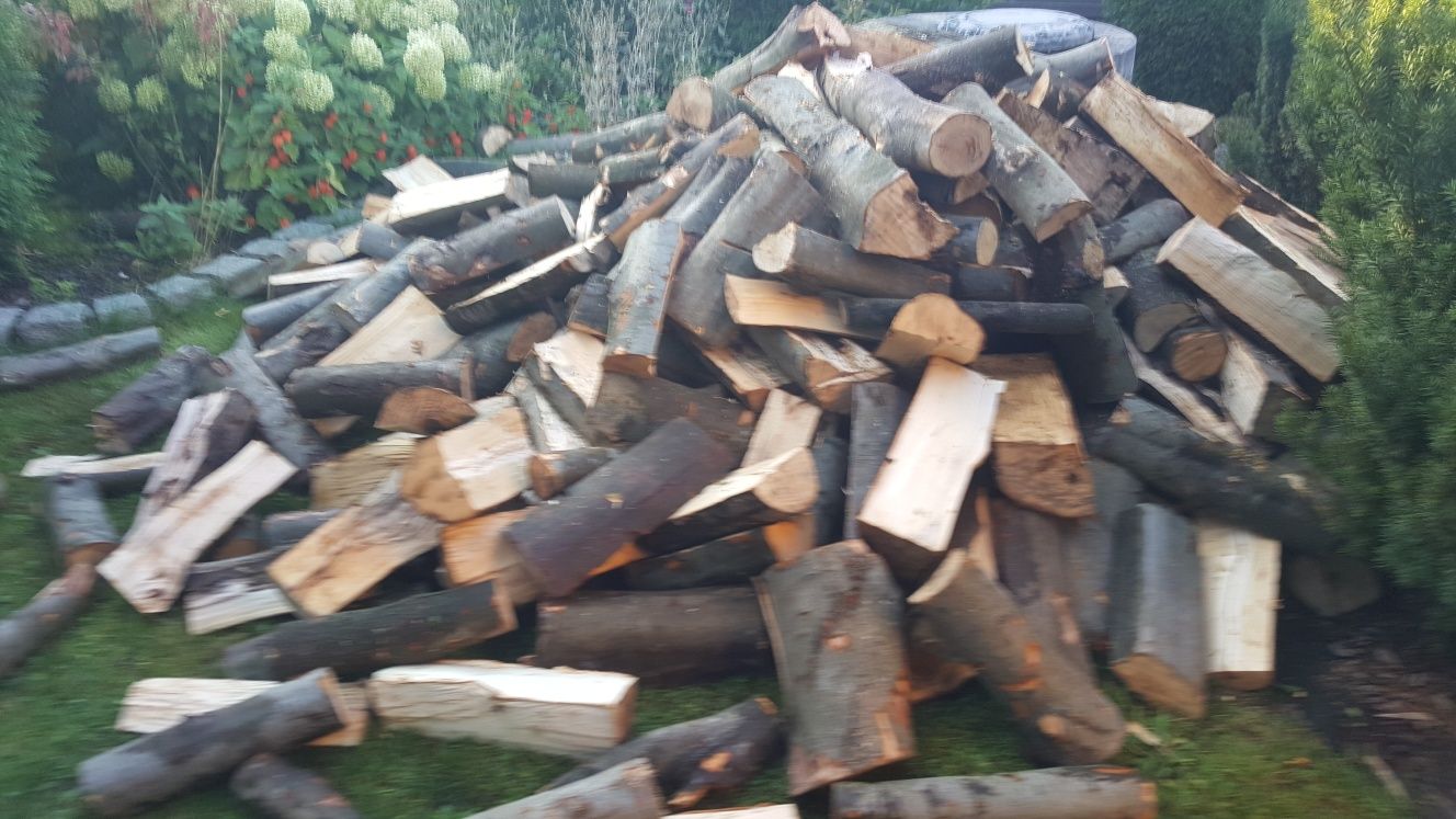 Drewno  kominkowe twarde 420zl. Buk  dąb grab
