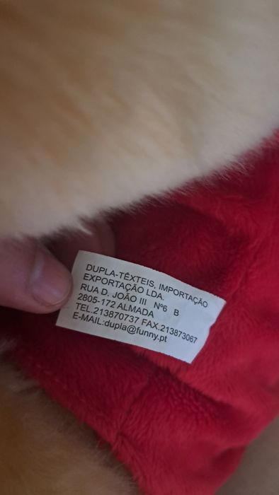 NOVO PREÇO!! -80% Sto. António • Urso Peluche Grande 'Amo-te' • N